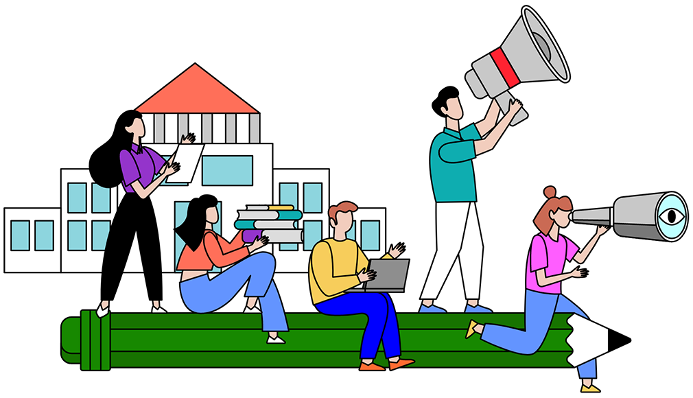 多様な学びの環境イラスト